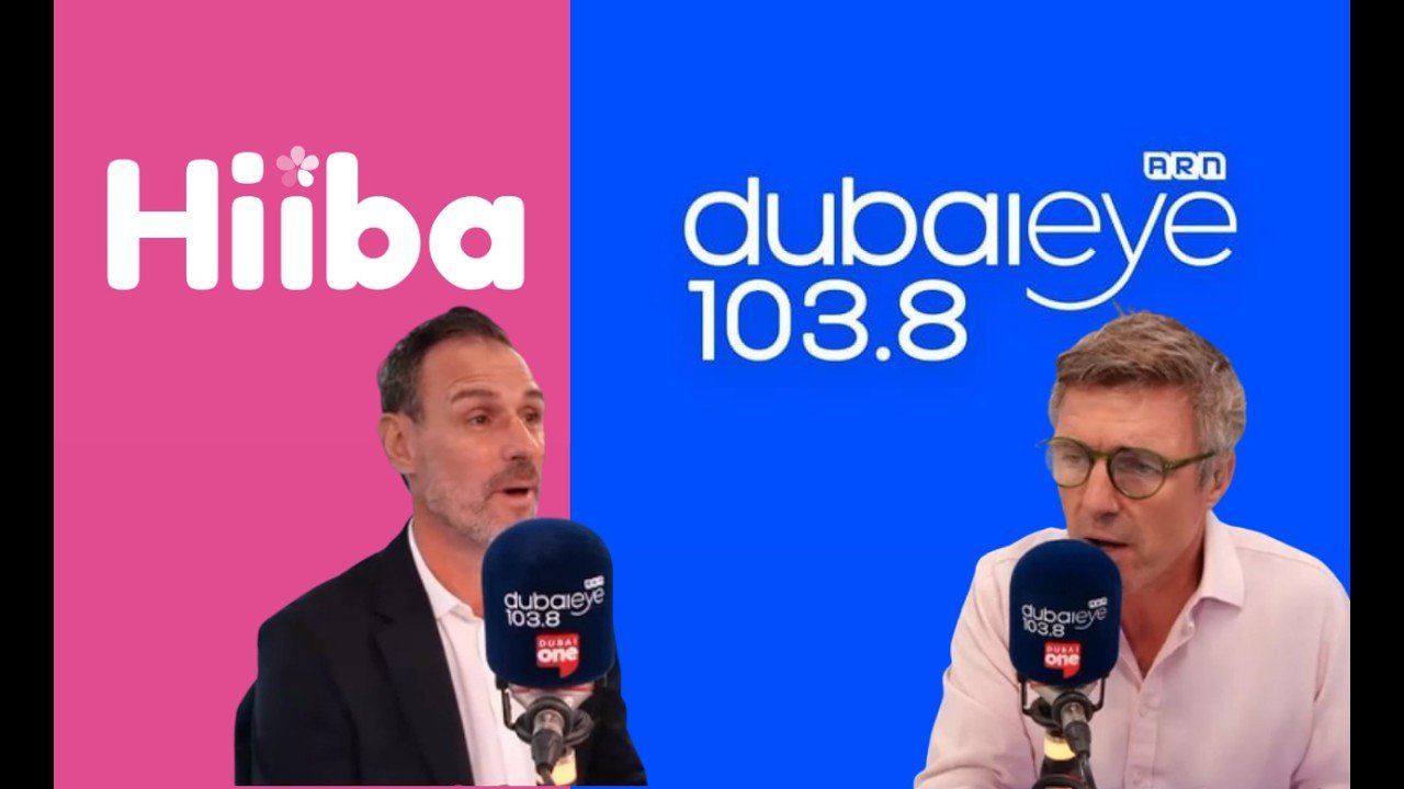 Hiiba co-founder Jérôme Viricel on Dubai Eye 103.8's Business Breakfast